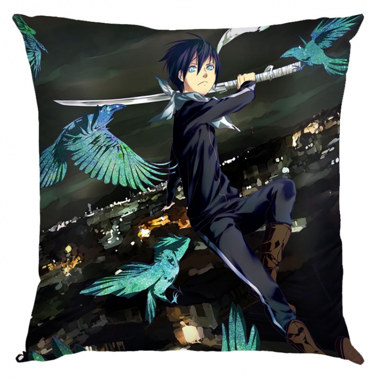 Noragami Anime square full-color pillow cushion 45X45CM NO FILLING  Y4-39