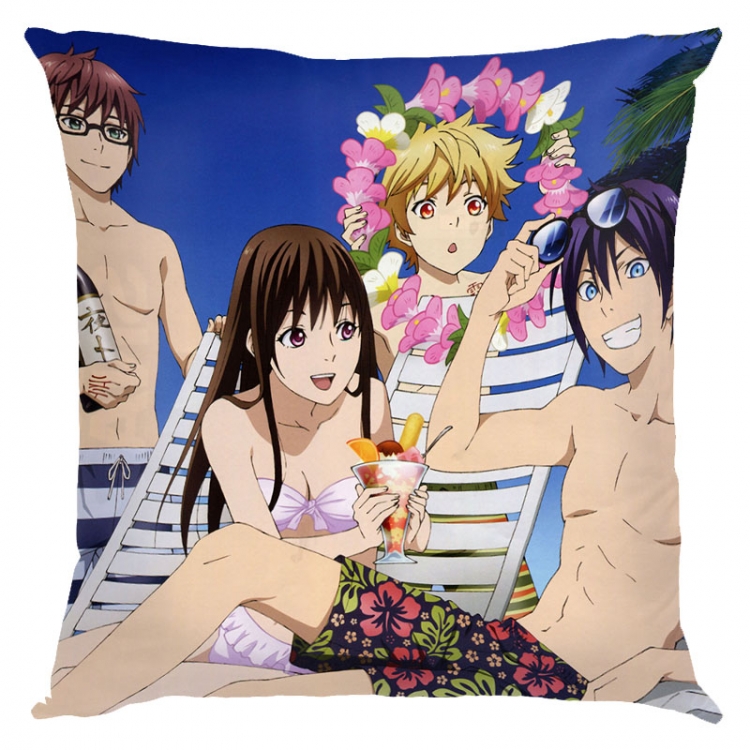 Noragami Anime square full-color pillow cushion 45X45CM NO FILLING  Y4-9