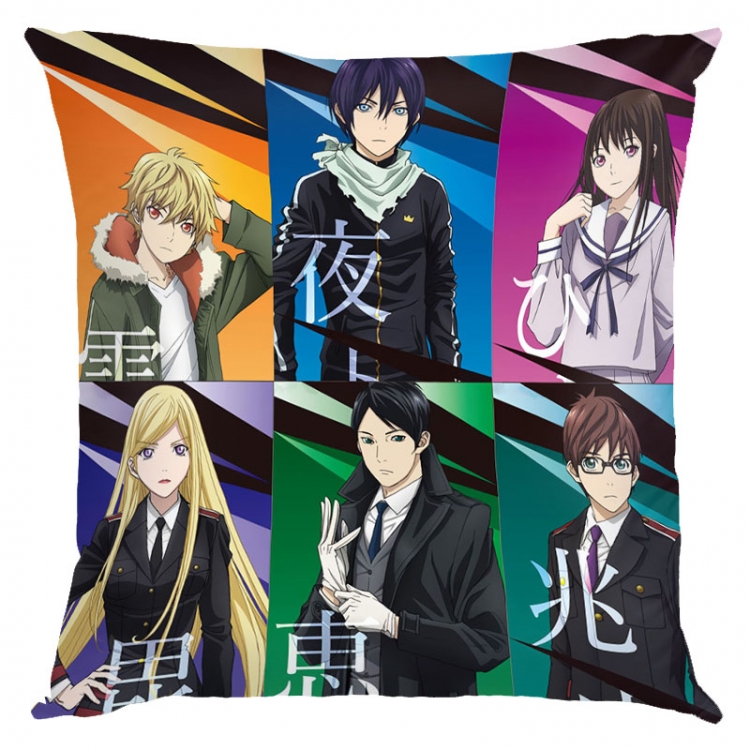 Noragami Anime square full-color pillow cushion 45X45CM NO FILLING  Y4-41