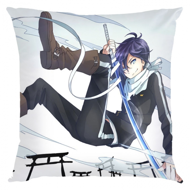 Noragami Anime square full-color pillow cushion 45X45CM NO FILLING  Y4-26