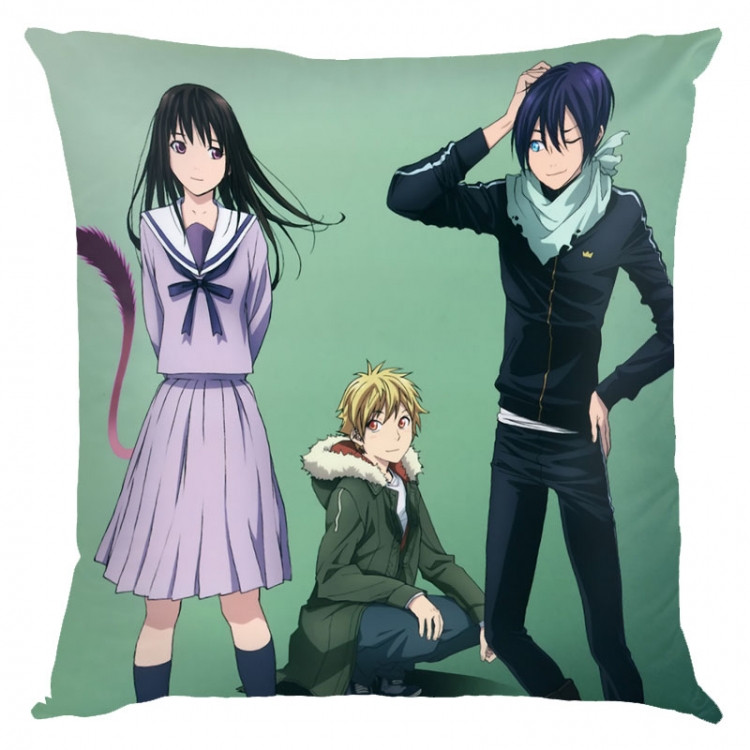 Noragami Anime square full-color pillow cushion 45X45CM NO FILLING  Y4-8