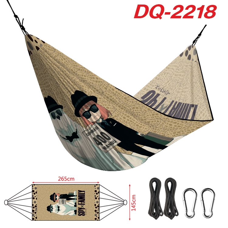 SPY×FAMILY Outdoor full color watermark printing hammock 265x145cm DQ-2218