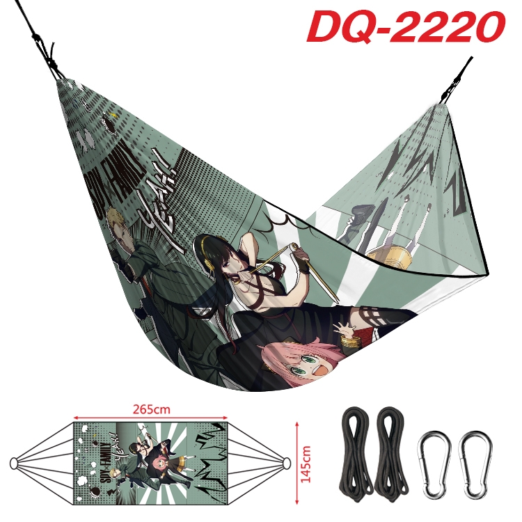 SPY×FAMILY Outdoor full color watermark printing hammock 265x145cm DQ-2220