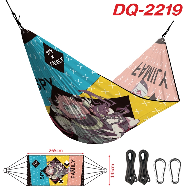 SPY×FAMILY Outdoor full color watermark printing hammock 265x145cm DQ-2219