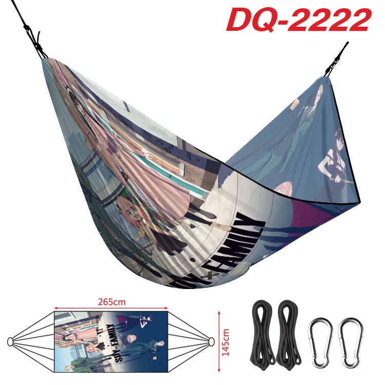 SPY×FAMILY Outdoor full color watermark printing hammock 265x145cm DQ-2222