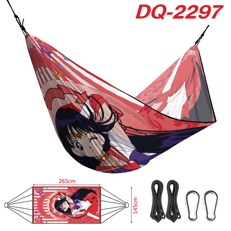 sailormoon Outdoor full color watermark printing hammock 265x145cm DQ-2297