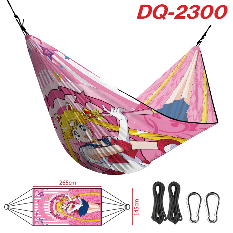 sailormoon Outdoor full color watermark printing hammock 265x145cm DQ-2300