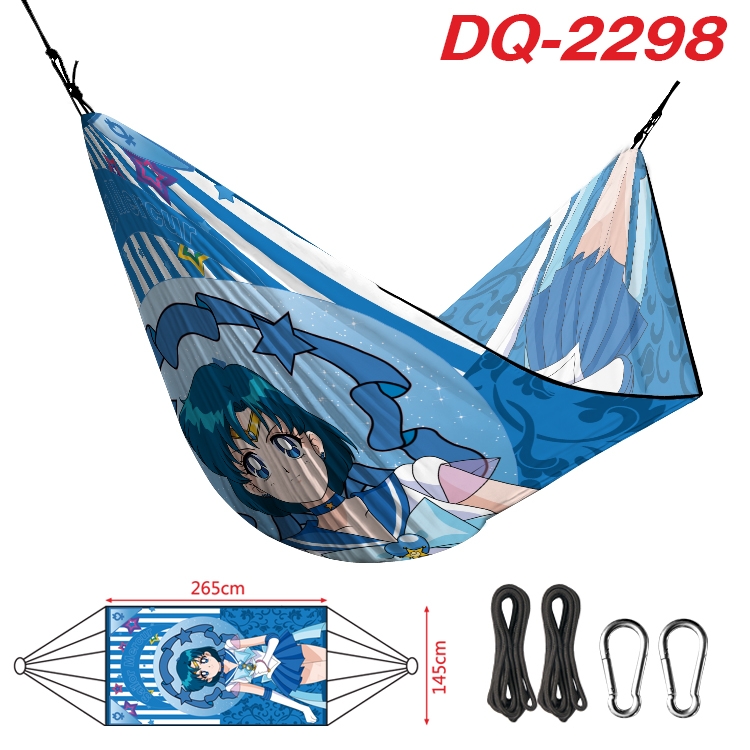 sailormoon Outdoor full color watermark printing hammock 265x145cm DQ-2298