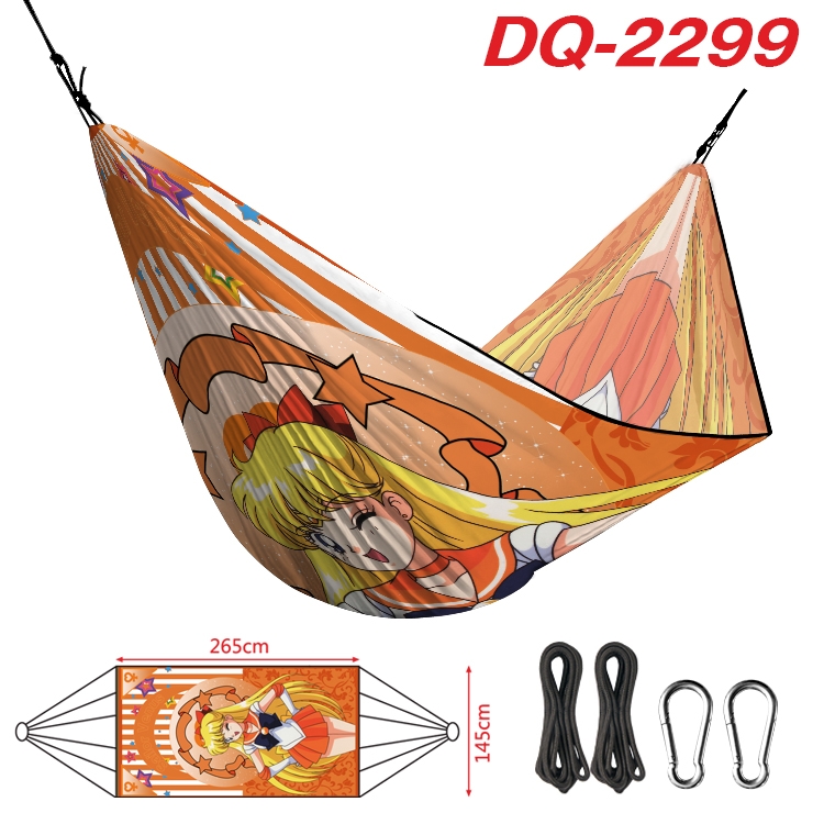 sailormoon Outdoor full color watermark printing hammock 265x145cm DQ-2299