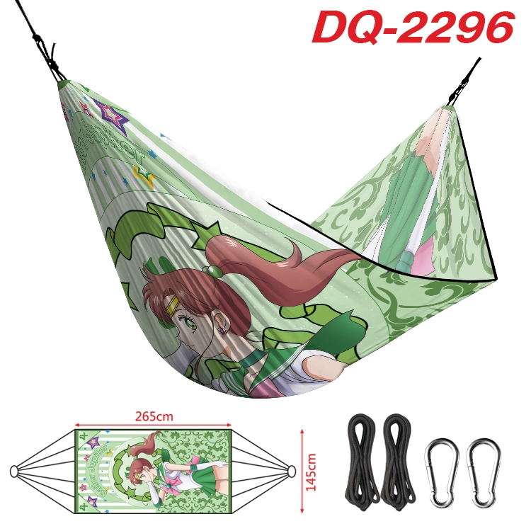 sailormoon Outdoor full color watermark printing hammock 265x145cm DQ-2296