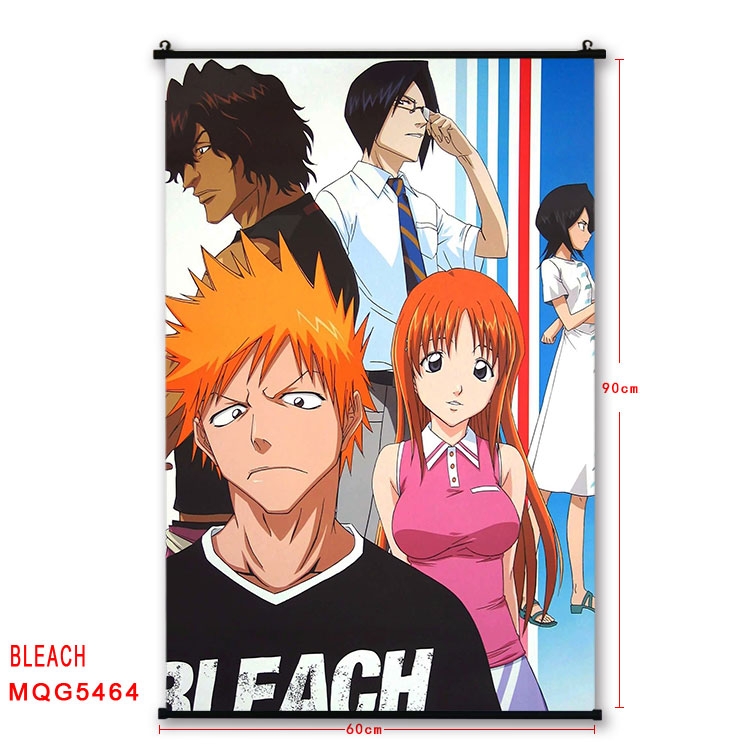 Bleach black Plastic rod Cloth painting Wall Scroll 60X90CM  MQG-5464