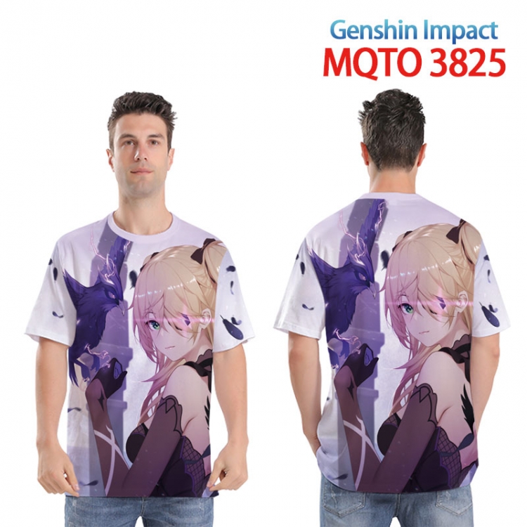 Genshin Impact  Full color printed short sleeve T-shirt from XXS to 4XL MQTO3825