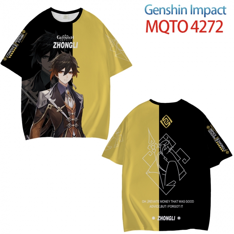 Genshin Impact  Full color printed short sleeve T-shirt from XXS to 4XL MQTO-4272-3