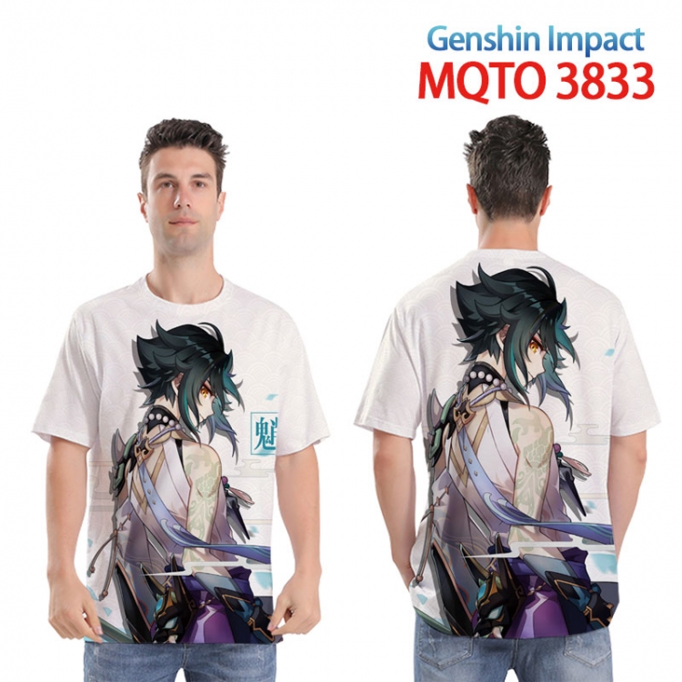 Genshin Impact  Full color printed short sleeve T-shirt from XXS to 4XL MQTO3833