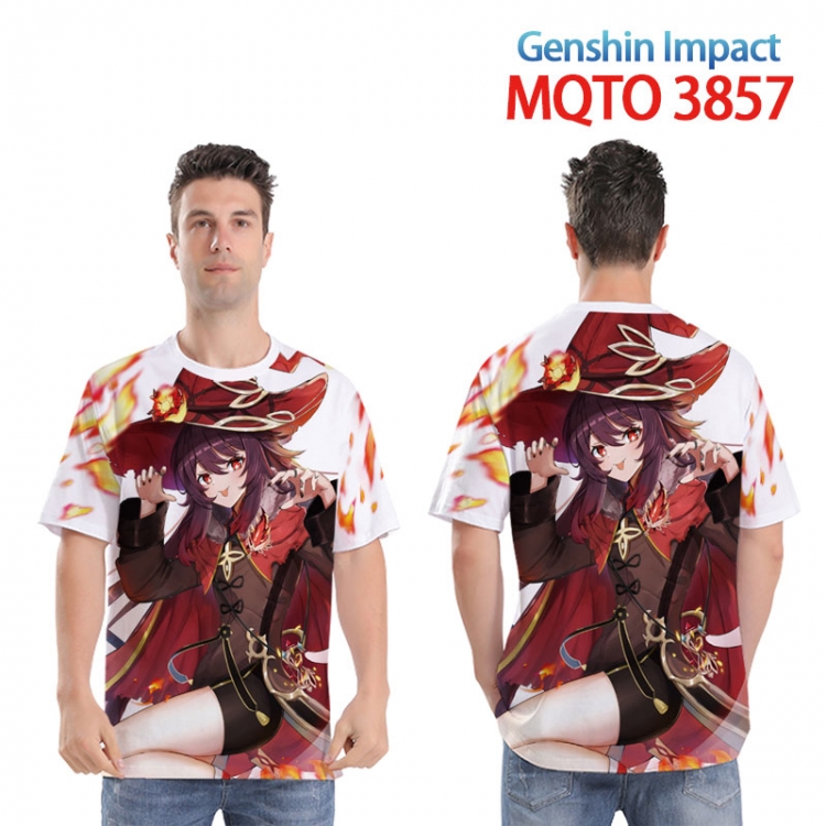 Genshin Impact  Full color printed short sleeve T-shirt from XXS to 4XL MQTO3857