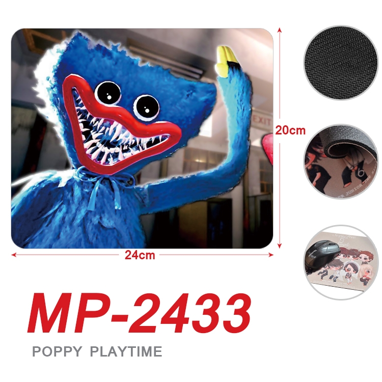 poppy playtime Anime Full Color Printing Mouse Pad Unlocked 20X24cm price for 5 pcs MP-2433