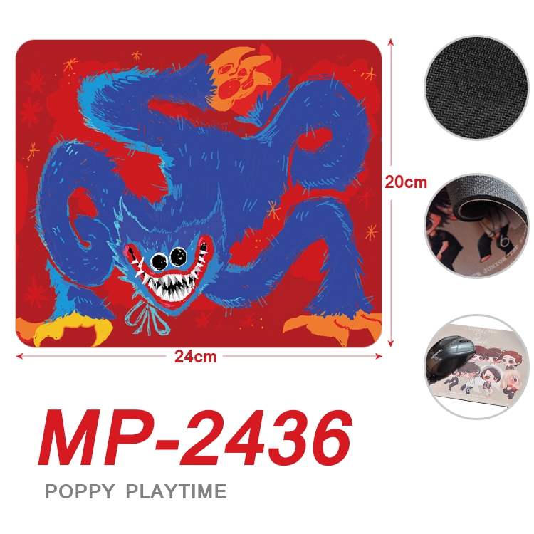 poppy playtime Anime Full Color Printing Mouse Pad Unlocked 20X24cm price for 5 pcs MP-2436