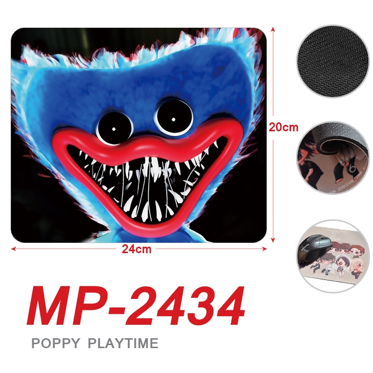 poppy playtime Anime Full Color Printing Mouse Pad Unlocked 20X24cm price for 5 pcs MP-2434