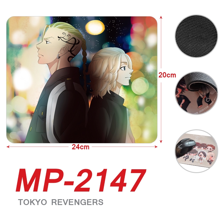 Tokyo Revengers Anime Full Color Printing Mouse Pad Unlocked 20X24cm price for 5 pcs MP-2147