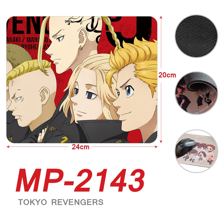 Tokyo Revengers Anime Full Color Printing Mouse Pad Unlocked 20X24cm price for 5 pcs MP-2143