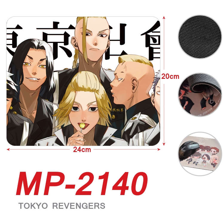 Tokyo Revengers Anime Full Color Printing Mouse Pad Unlocked 20X24cm price for 5 pcs MP-2140