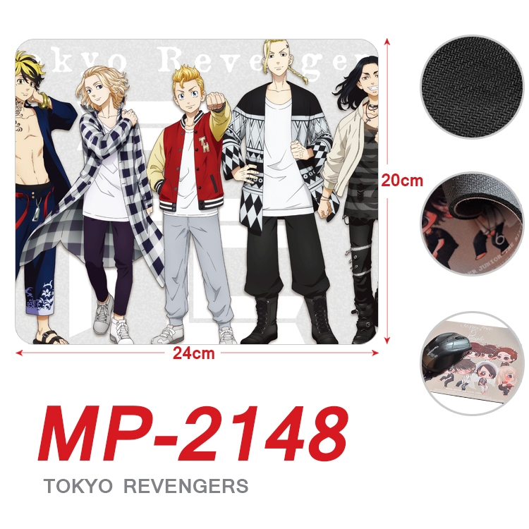 Tokyo Revengers Anime Full Color Printing Mouse Pad Unlocked 20X24cm price for 5 pcs MP-2148