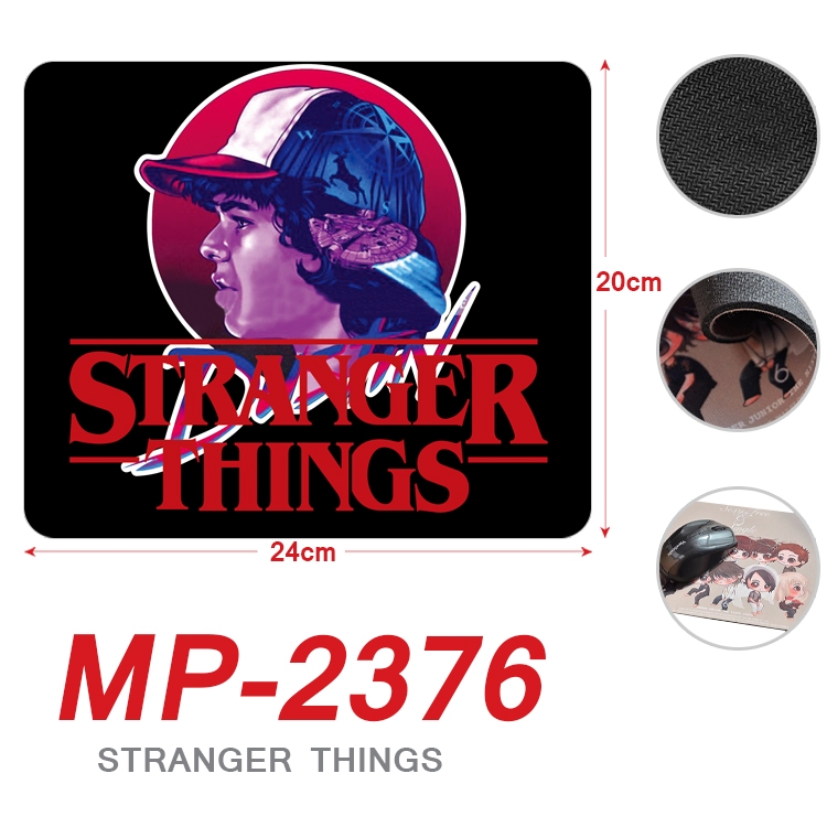 Stranger Things Anime Full Color Printing Mouse Pad Unlocked 20X24cm price for 5 pcs MP-2376