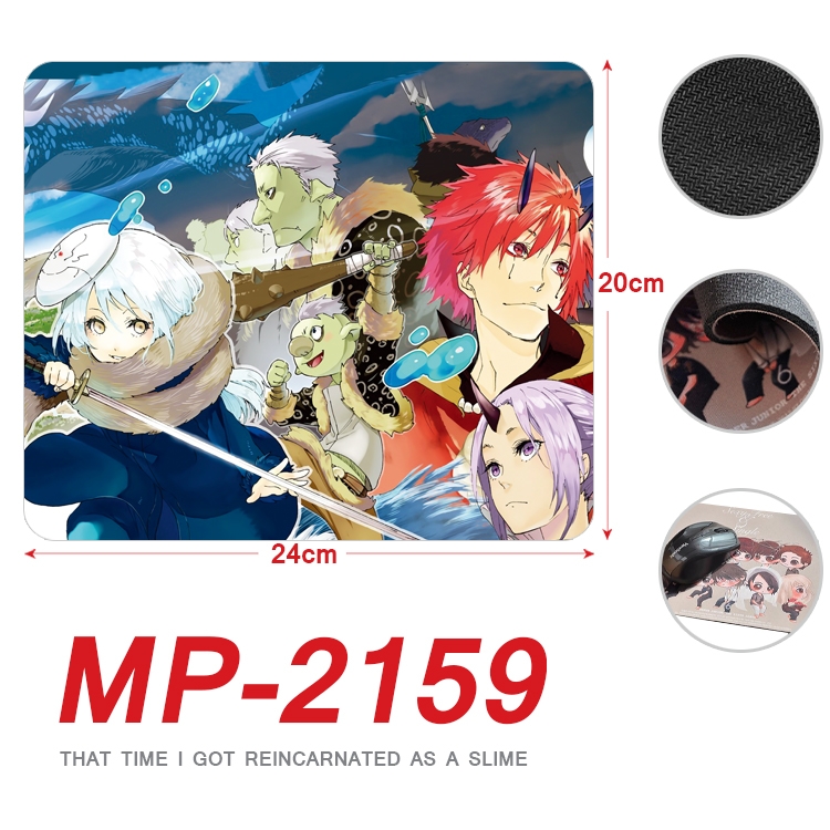 That Time I Got Slim Anime Full Color Printing Mouse Pad Unlocked 20X24cm price for 5 pcs MP-2159
