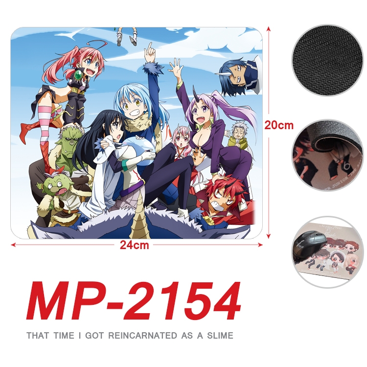 That Time I Got Slim Anime Full Color Printing Mouse Pad Unlocked 20X24cm price for 5 pcs MP-2154