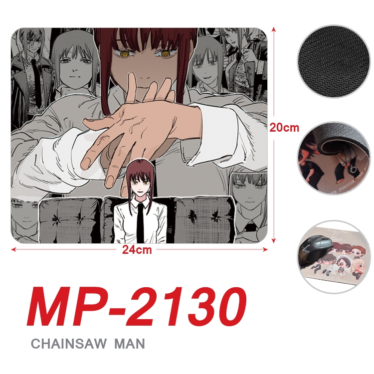 Chainsaw Man Anime Full Color Printing Mouse Pad Unlocked 20X24cm price for 5 pcs  MP-2130