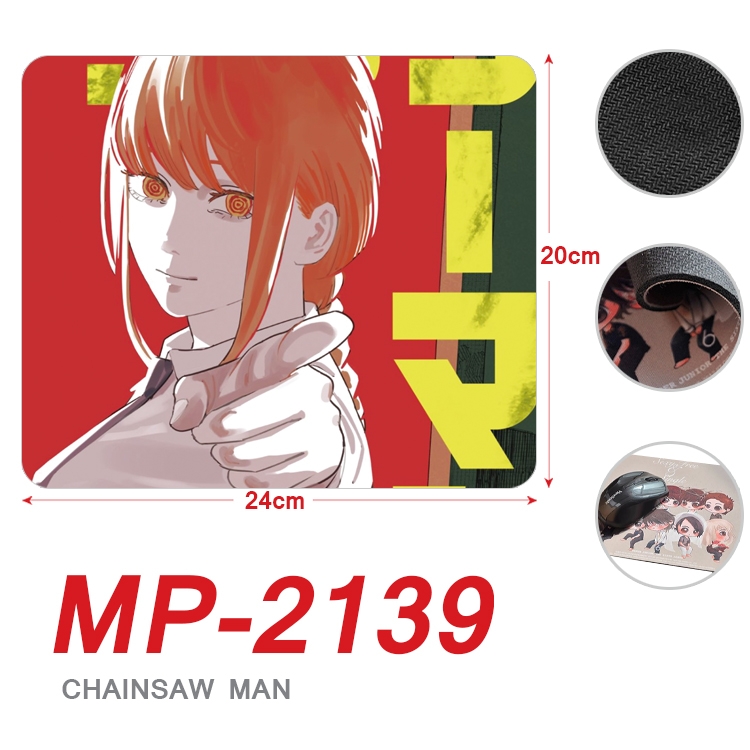 Chainsaw Man Anime Full Color Printing Mouse Pad Unlocked 20X24cm price for 5 pcs  MP-2139