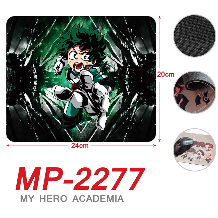 My Hero Academia Anime Full Color Printing Mouse Pad Unlocked 20X24cm price for 5 pcs  MP-2277