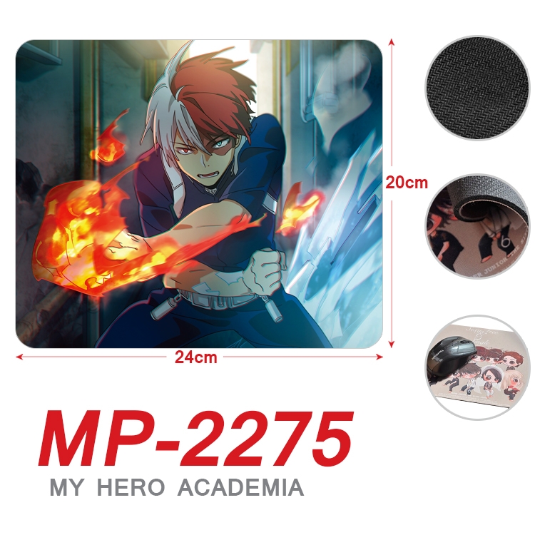 My Hero Academia Anime Full Color Printing Mouse Pad Unlocked 20X24cm price for 5 pcs  MP-2275