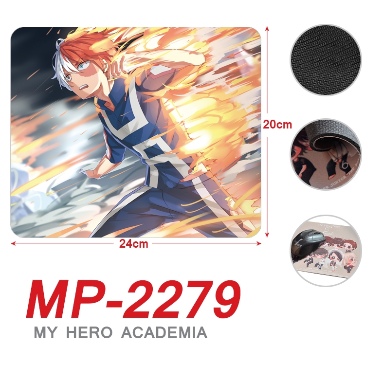 My Hero Academia Anime Full Color Printing Mouse Pad Unlocked 20X24cm price for 5 pcs  MP-2279