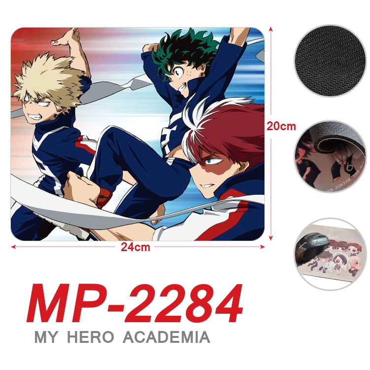 My Hero Academia Anime Full Color Printing Mouse Pad Unlocked 20X24cm price for 5 pcs  MP-2284