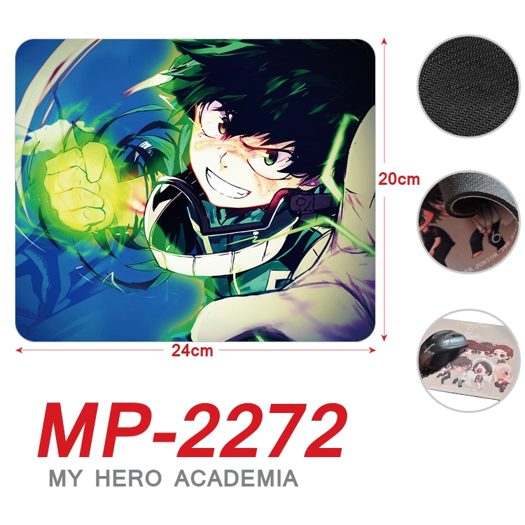 My Hero Academia Anime Full Color Printing Mouse Pad Unlocked 20X24cm price for 5 pcs MP-2272
