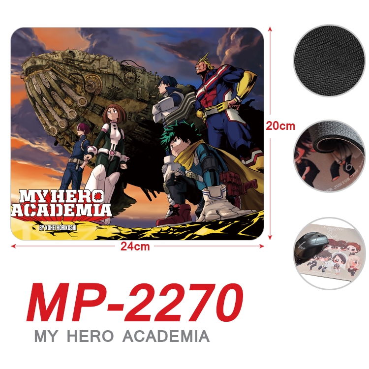 My Hero Academia Anime Full Color Printing Mouse Pad Unlocked 20X24cm price for 5 pcs  MP-2270