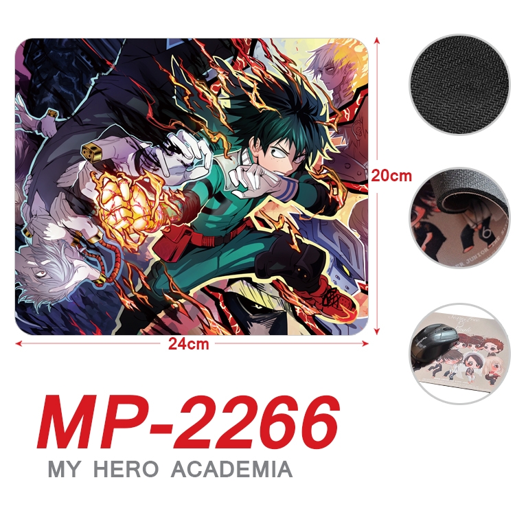 My Hero Academia Anime Full Color Printing Mouse Pad Unlocked 20X24cm price for 5 pcs  MP-2266
