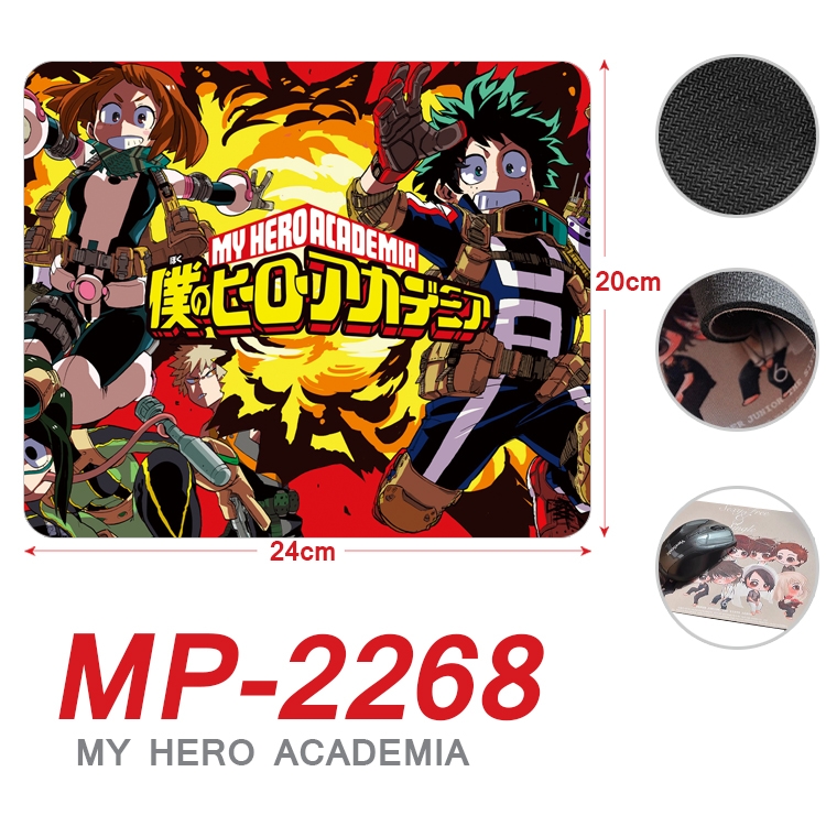 My Hero Academia Anime Full Color Printing Mouse Pad Unlocked 20X24cm price for 5 pcs  MP-2268
