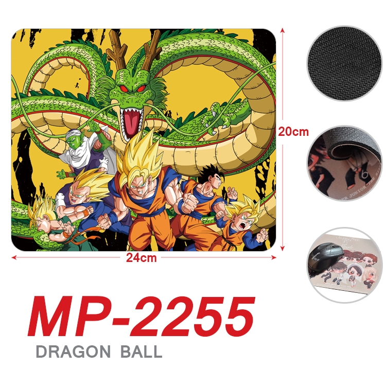 DRAGON BALL  Anime Full Color Printing Mouse Pad Unlocked 20X24cm price for 5 pcs MP-2255
