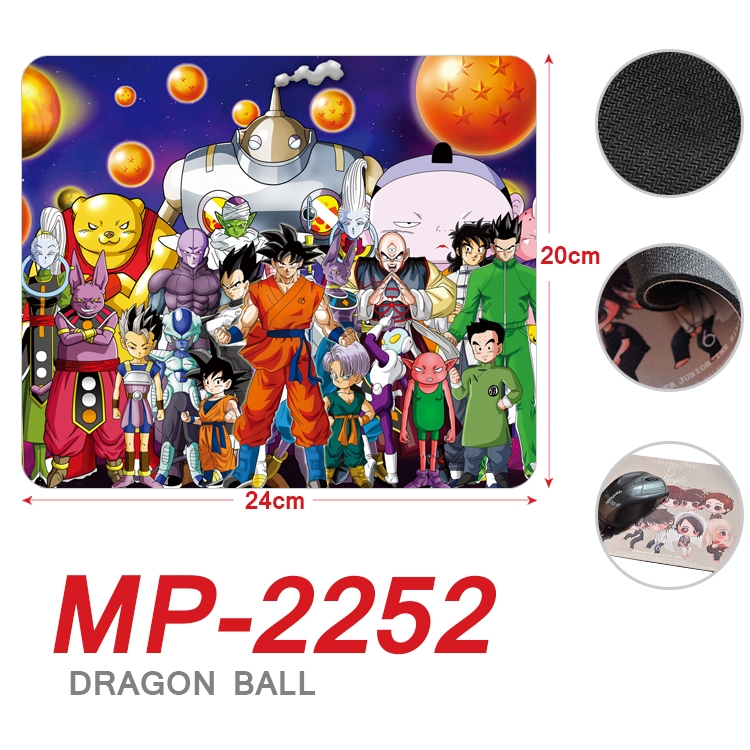 DRAGON BALL  Anime Full Color Printing Mouse Pad Unlocked 20X24cm price for 5 pcs  MP-2252