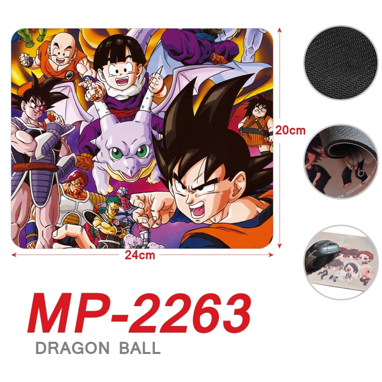 DRAGON BALL  Anime Full Color Printing Mouse Pad Unlocked 20X24cm price for 5 pcs  MP-2263