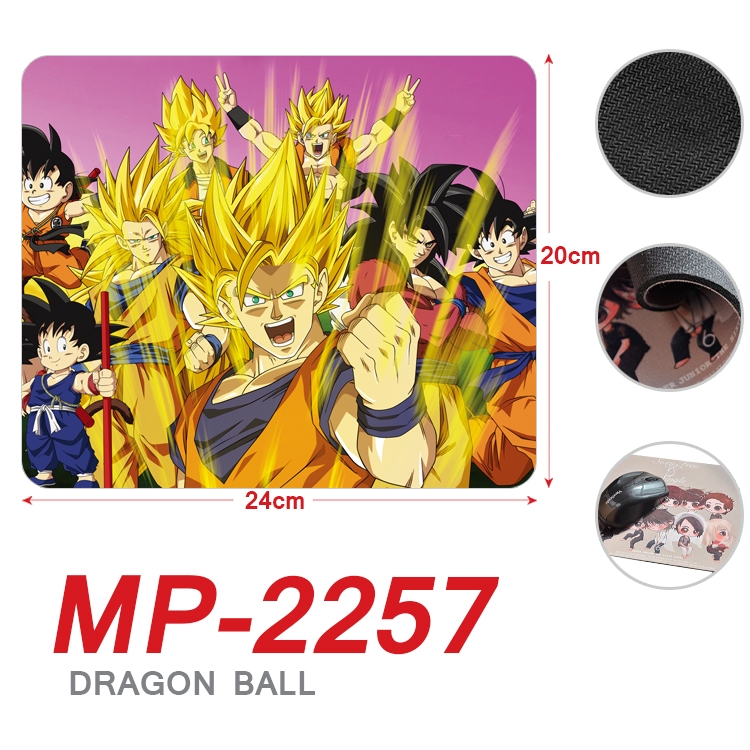 DRAGON BALL  Anime Full Color Printing Mouse Pad Unlocked 20X24cm price for 5 pcs  MP-2257
