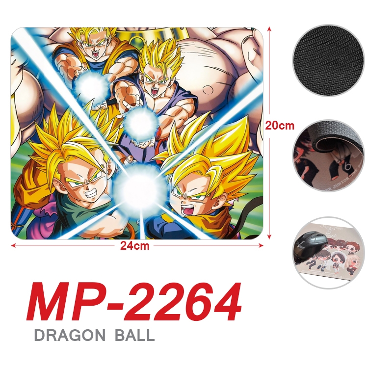 DRAGON BALL  Anime Full Color Printing Mouse Pad Unlocked 20X24cm price for 5 pcs  MP-2264