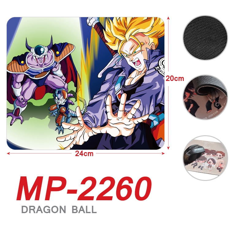 DRAGON BALL  Anime Full Color Printing Mouse Pad Unlocked 20X24cm price for 5 pcs  MP-2260