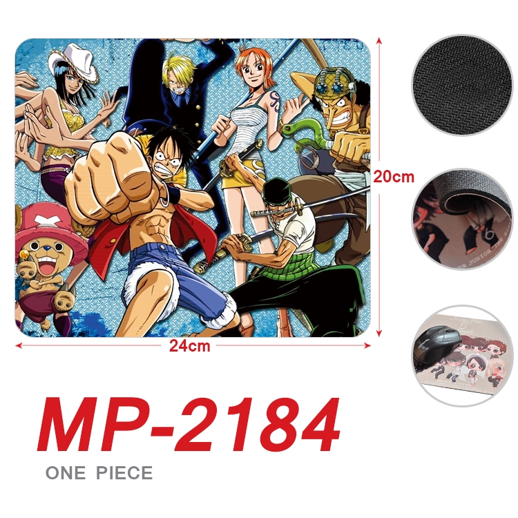 One Piece  Anime Full Color Printing Mouse Pad Unlocked 20X24cm price for 5 pcs  MP-2184