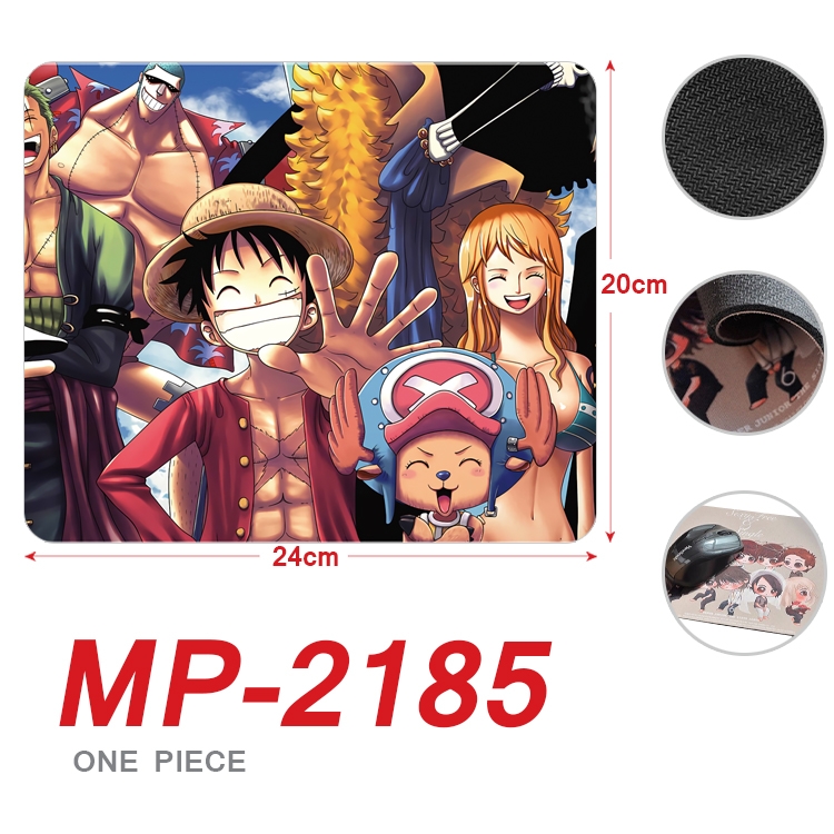 One Piece  Anime Full Color Printing Mouse Pad Unlocked 20X24cm price for 5 pcs  MP-2185