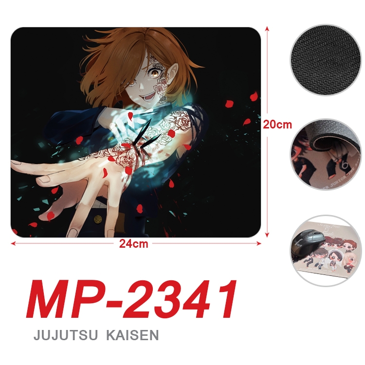 Jujutsu Kaisen  Anime Full Color Printing Mouse Pad Unlocked 20X24cm price for 5 pcs MP-2341