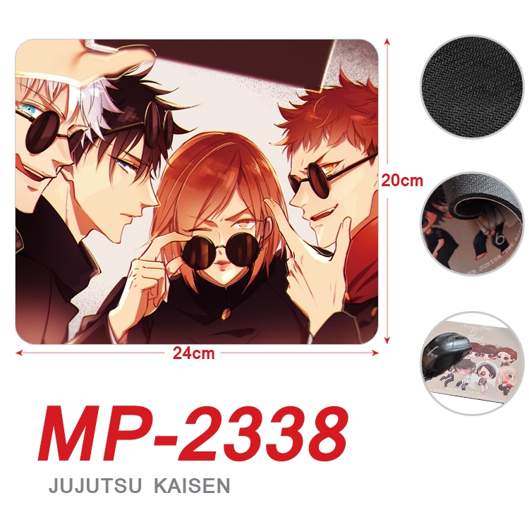 Jujutsu Kaisen  Anime Full Color Printing Mouse Pad Unlocked 20X24cm price for 5 pcs  MP-2338