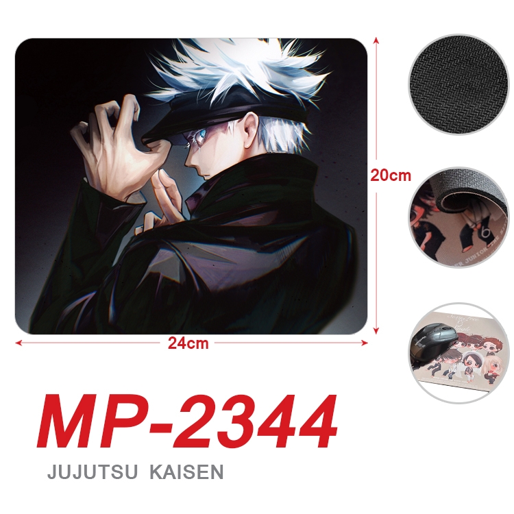 Jujutsu Kaisen  Anime Full Color Printing Mouse Pad Unlocked 20X24cm price for 5 pcs  MP-2344